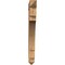 Ekena Millwork Merced Arts & Crafts Smooth Bracket, Western Red Cedar, 3 1/2"W x 32"D x 36"H BKT04X32X36MRC03SWR - alternate 2